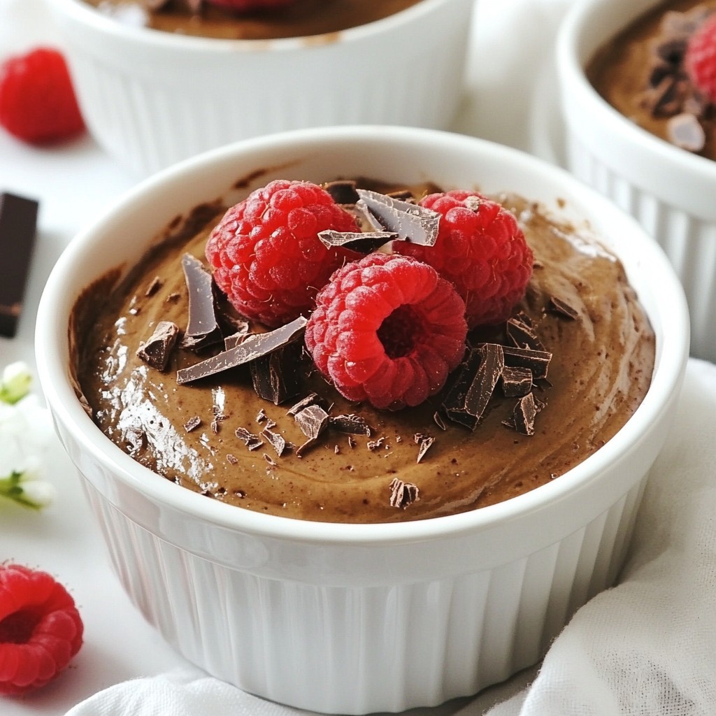 Vegan Chocolate Avocado Mousse Rich and Creamy Delight