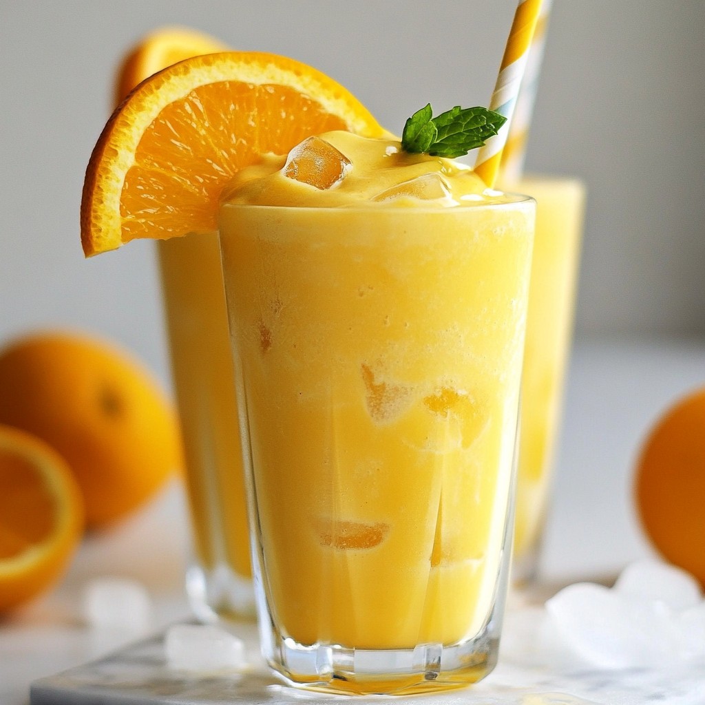 Orange Creamsicle Smoothie Easy and Flavorful Recipe