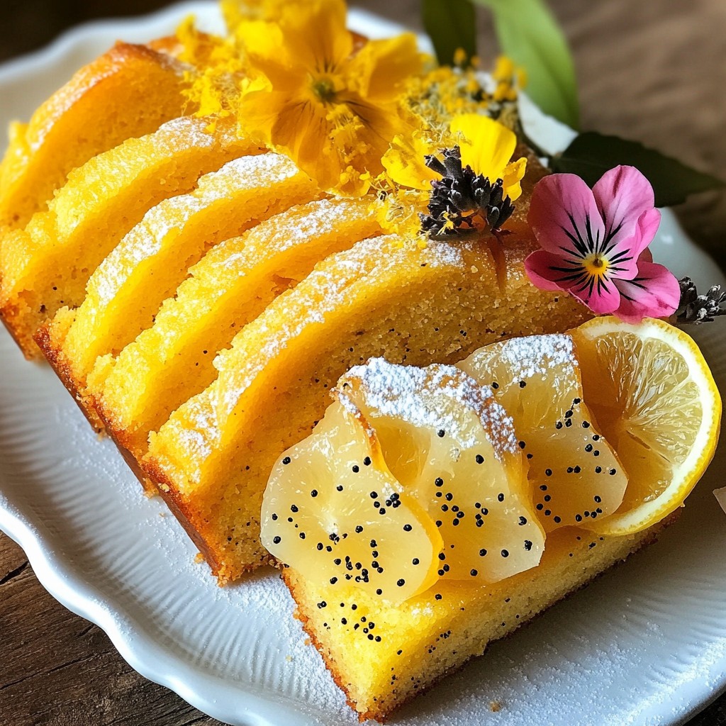 Lemon Poppy Seed Loaf Delightful and Zesty Recipe