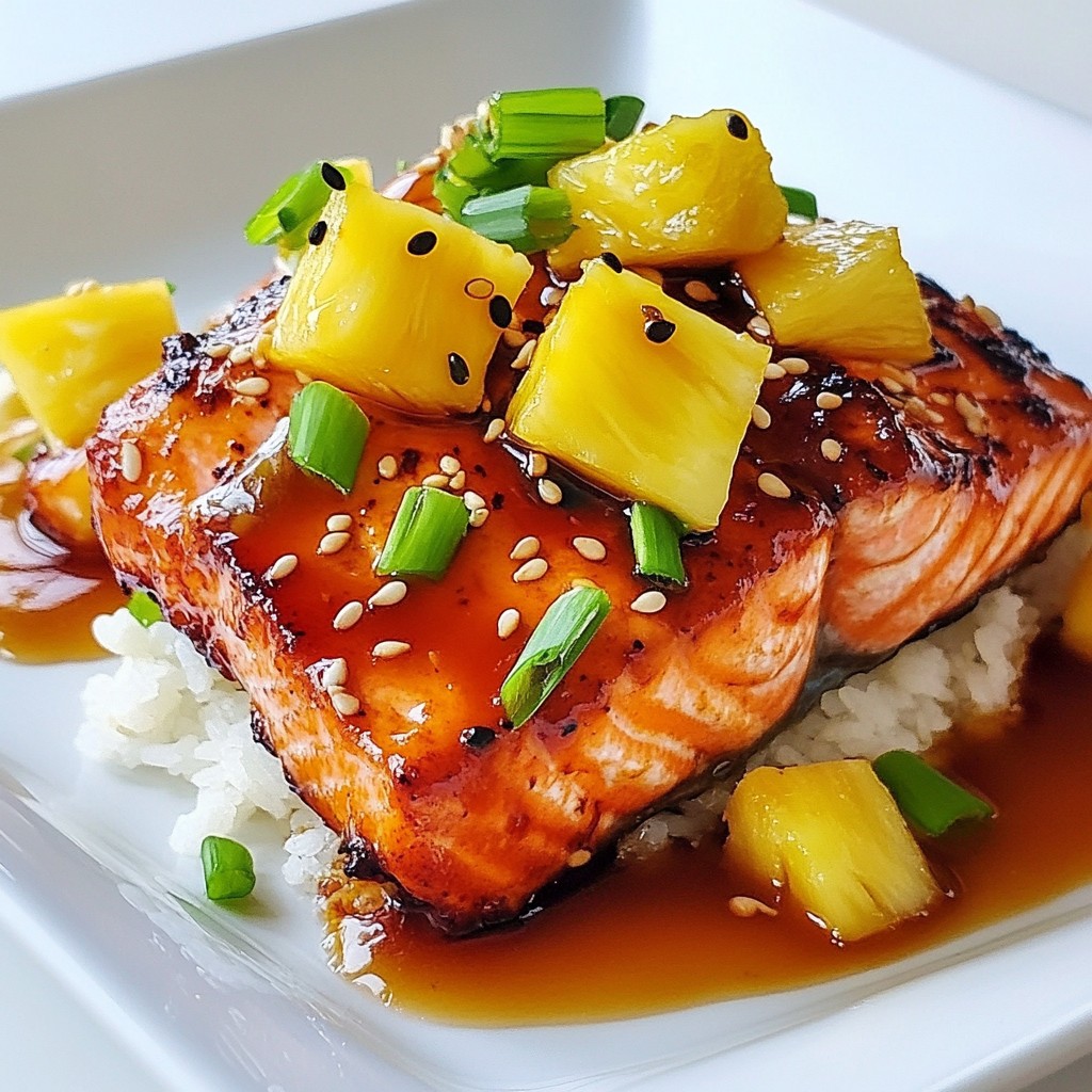 Pineapple Teriyaki Salmon Flavorful and Easy Recipe