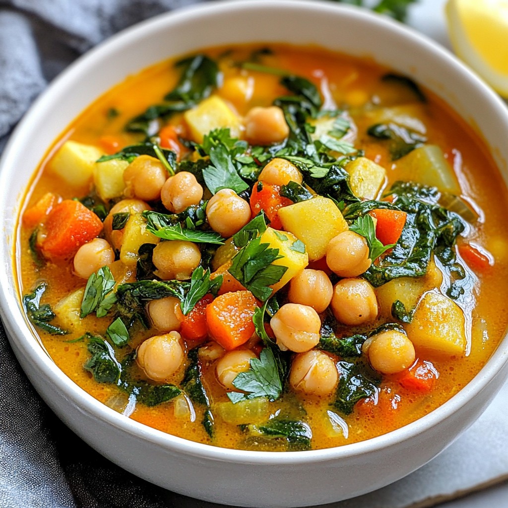 Moroccan Chickpea Stew Flavorful and Nourishing Meal