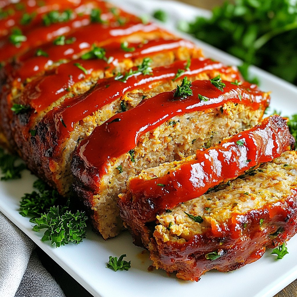Garlic Herb Turkey Meatloaf Flavorful Dinner Delight