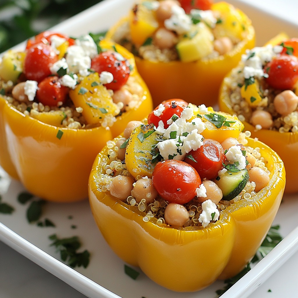 Mediterranean Stuffed Peppers Flavorful and Healthy Dish