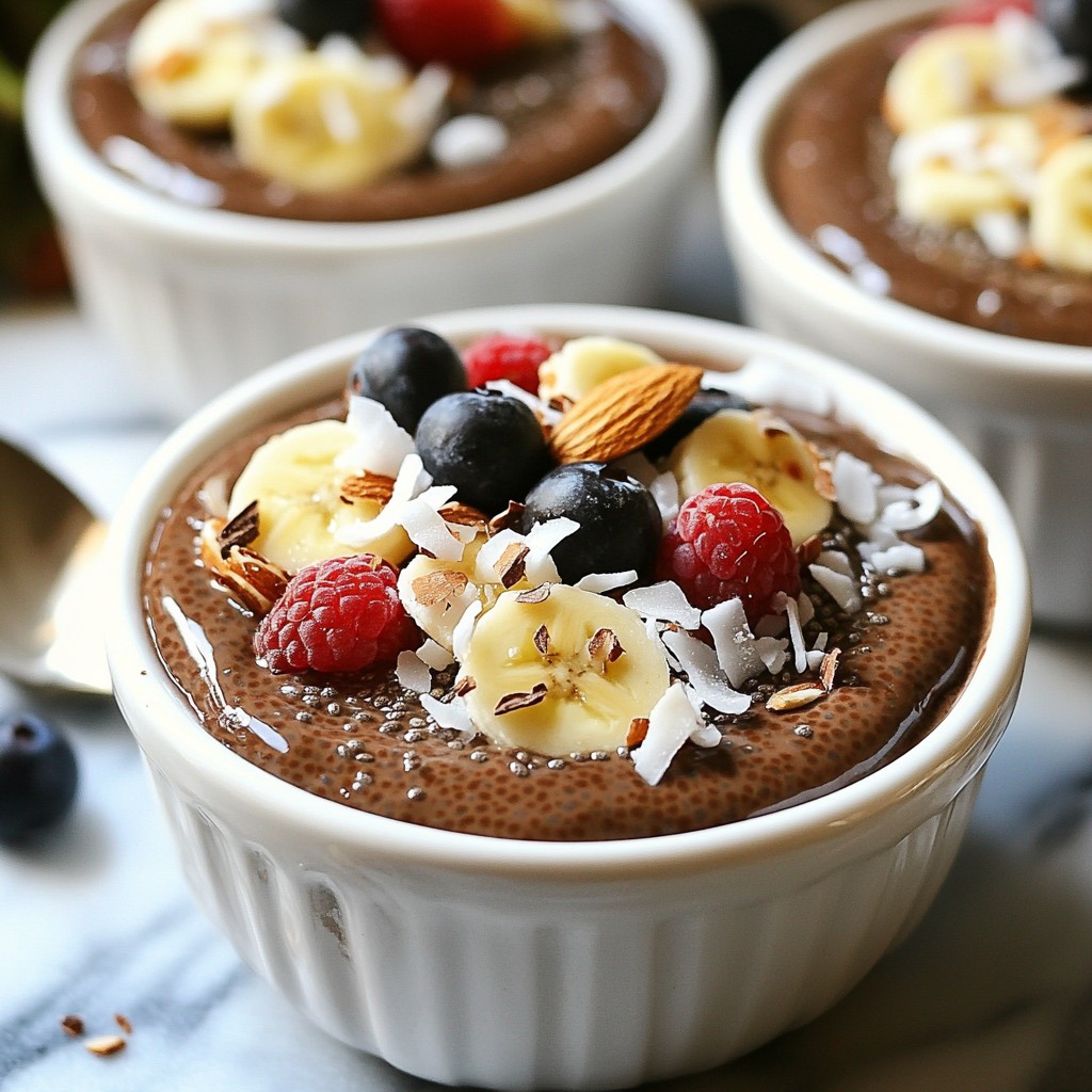 Almond Joy Chia Pudding Deliciously Creamy Treat