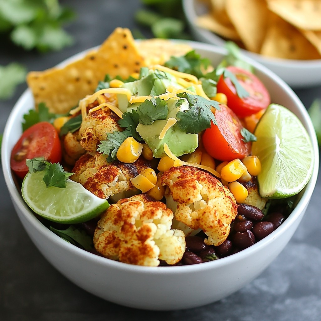 Roasted Cauliflower Taco Bowls Flavorful and Simple Meal
