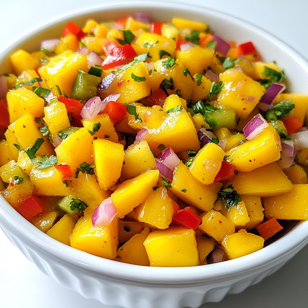 Fresh Mango Salsa Flavorful and Simple Recipe