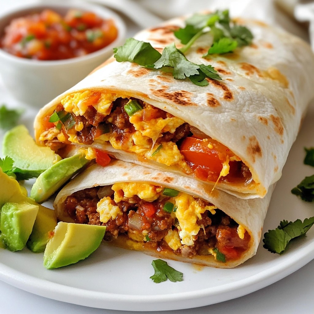 Savory Tex-Mex Breakfast Burritos Easy to Make