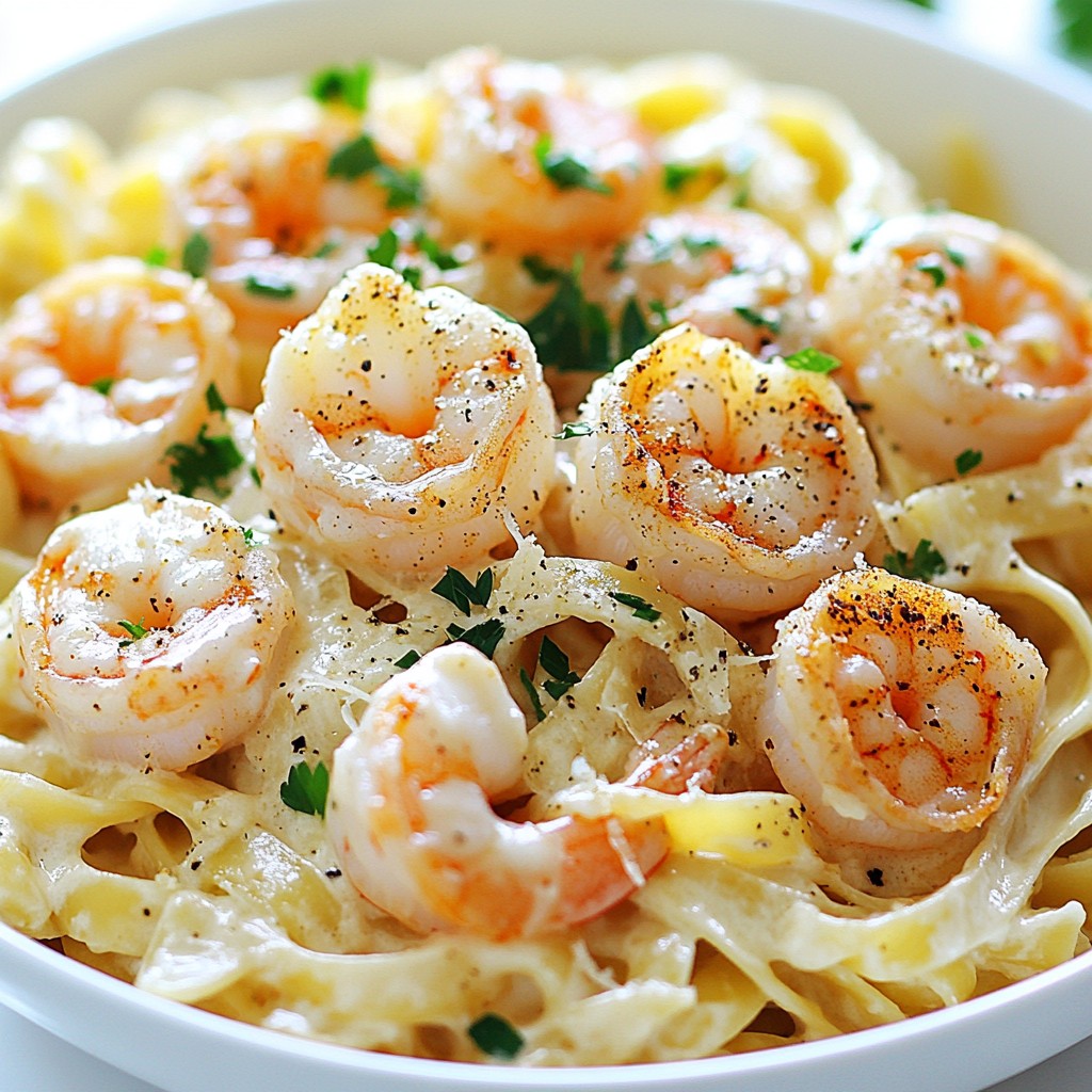 Cajun Shrimp Alfredo Pasta Quick and Flavorful Recipe