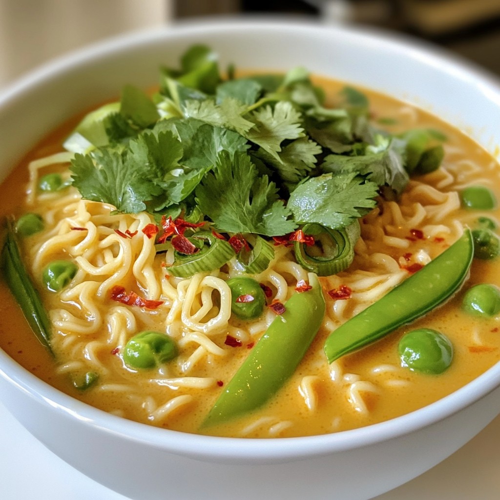 Coconut Curry Ramen Flavorful and Nourishing Bowl