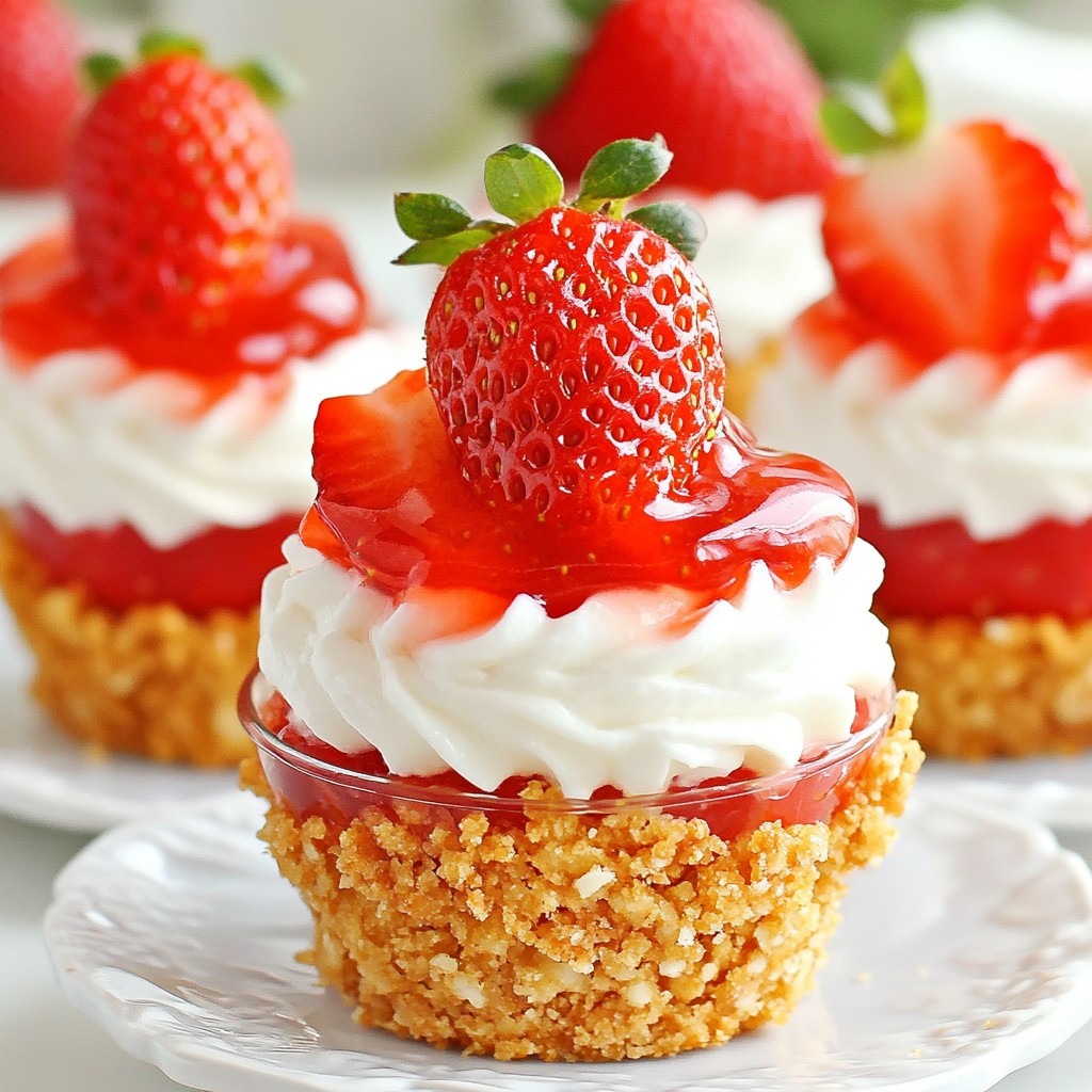 Scrumptious Strawberry Pretzel Salad Cups Delight