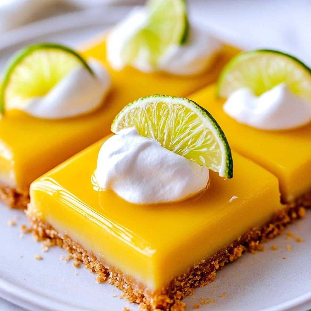 Key Lime Pie Bars Easy and Delicious Dessert Recipe