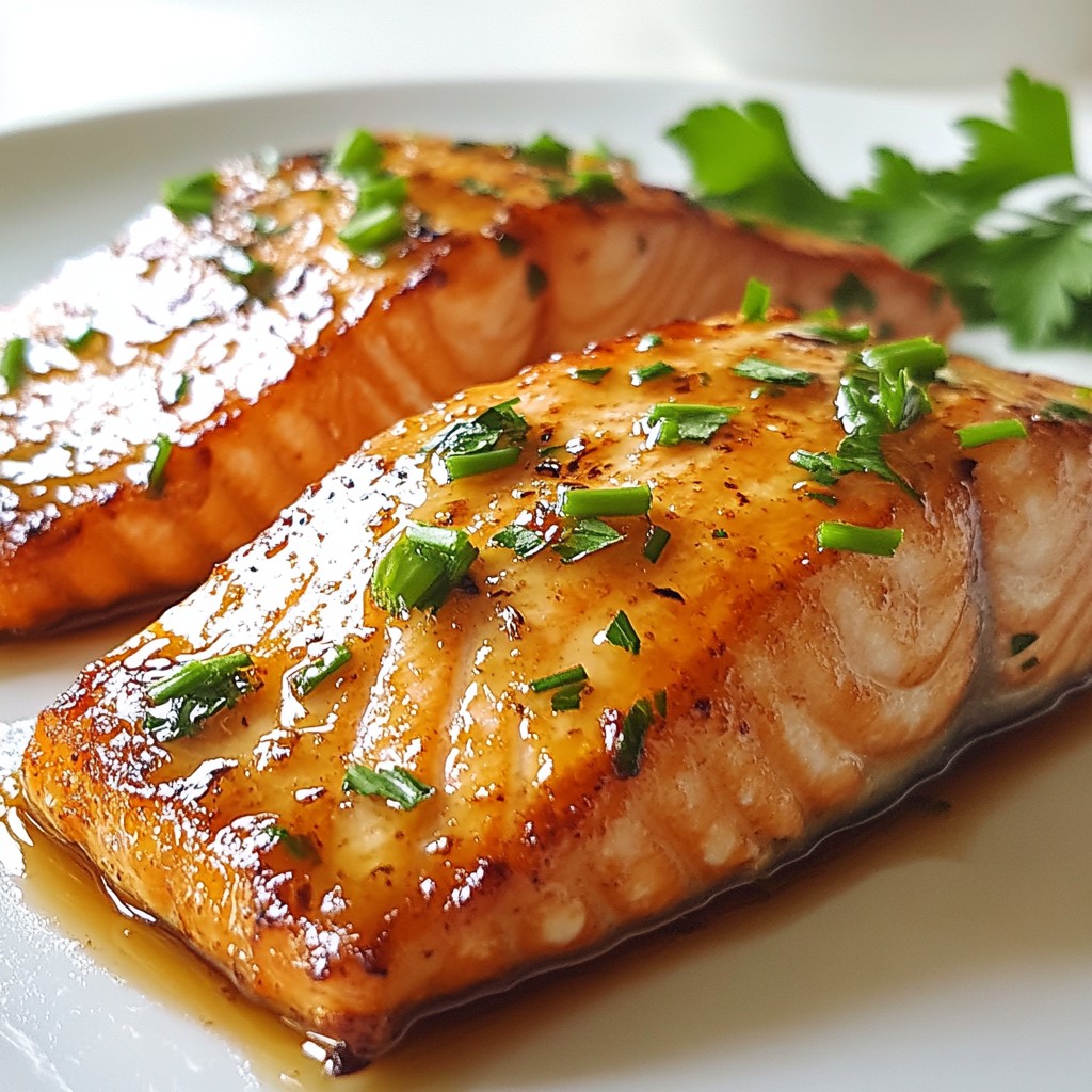 Maple Glazed Salmon Deliciously Simple Dinner Recipe