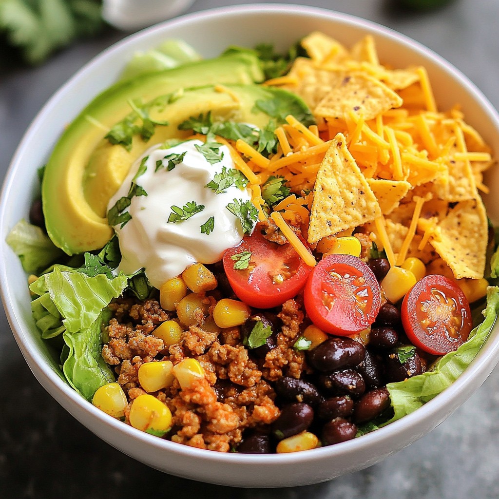 Loaded Taco Salad Flavorful and Simple Recipe