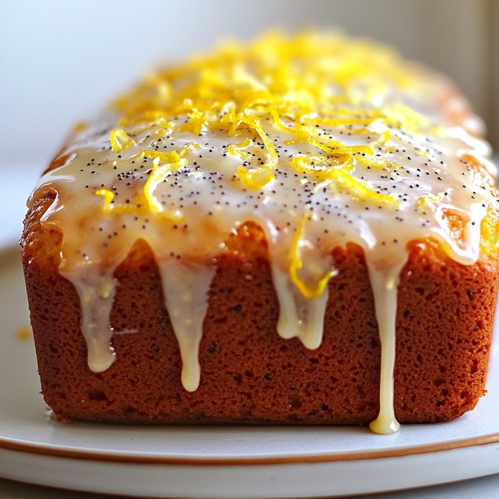 Delicious Lemon Poppy Seed Bread Easy and Quick Recipe