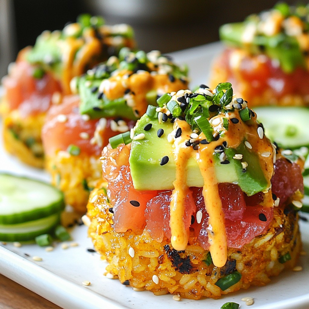 Spicy Tuna Crispy Rice Flavorful and Easy Recipe