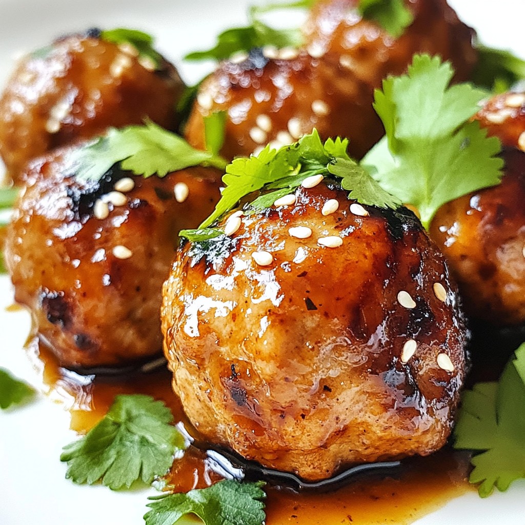 Teriyaki Chicken Meatballs Flavorful and Simple Recipe