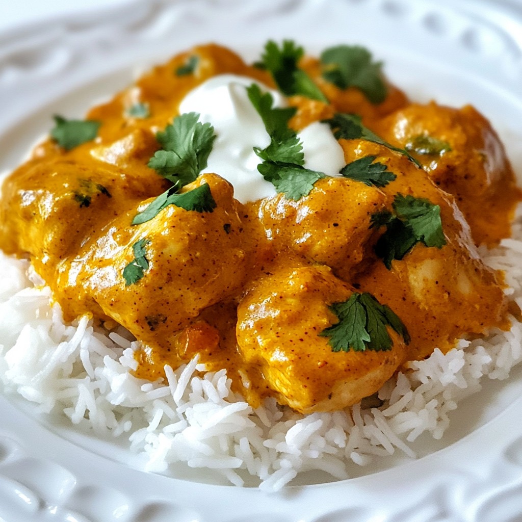 Classic Butter Chicken Curry Hearty and Flavorful Meal