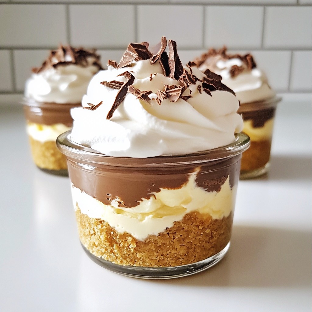French Silk Pie Jars Delightful Chocolate Treat