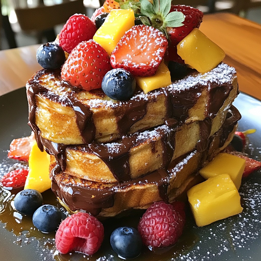 Nutella Stuffed French Toast Irresistible Delight