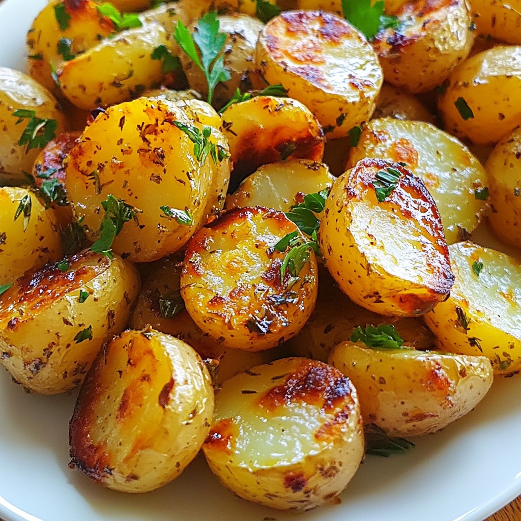 Garlic Herb Roasted Potatoes Flavorful and Easy Recipe