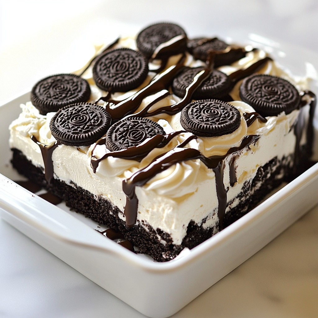 Oreo Icebox Cake Easy and No-Bake Dessert Treat