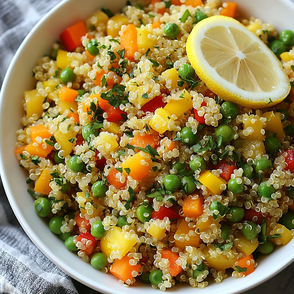 Lemon Herb Quinoa Pilaf Savory and Vibrant Meal