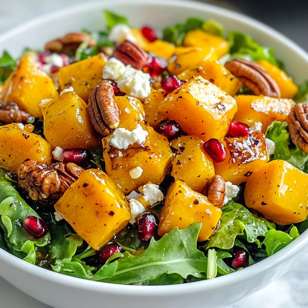 Honey Roasted Butternut Squash Salad Flavorful Delight