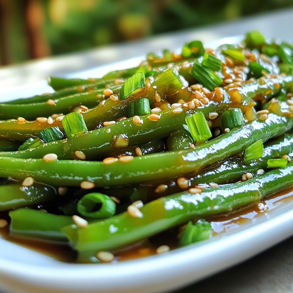 Honey Garlic Green Beans Flavorful and Simple Recipe