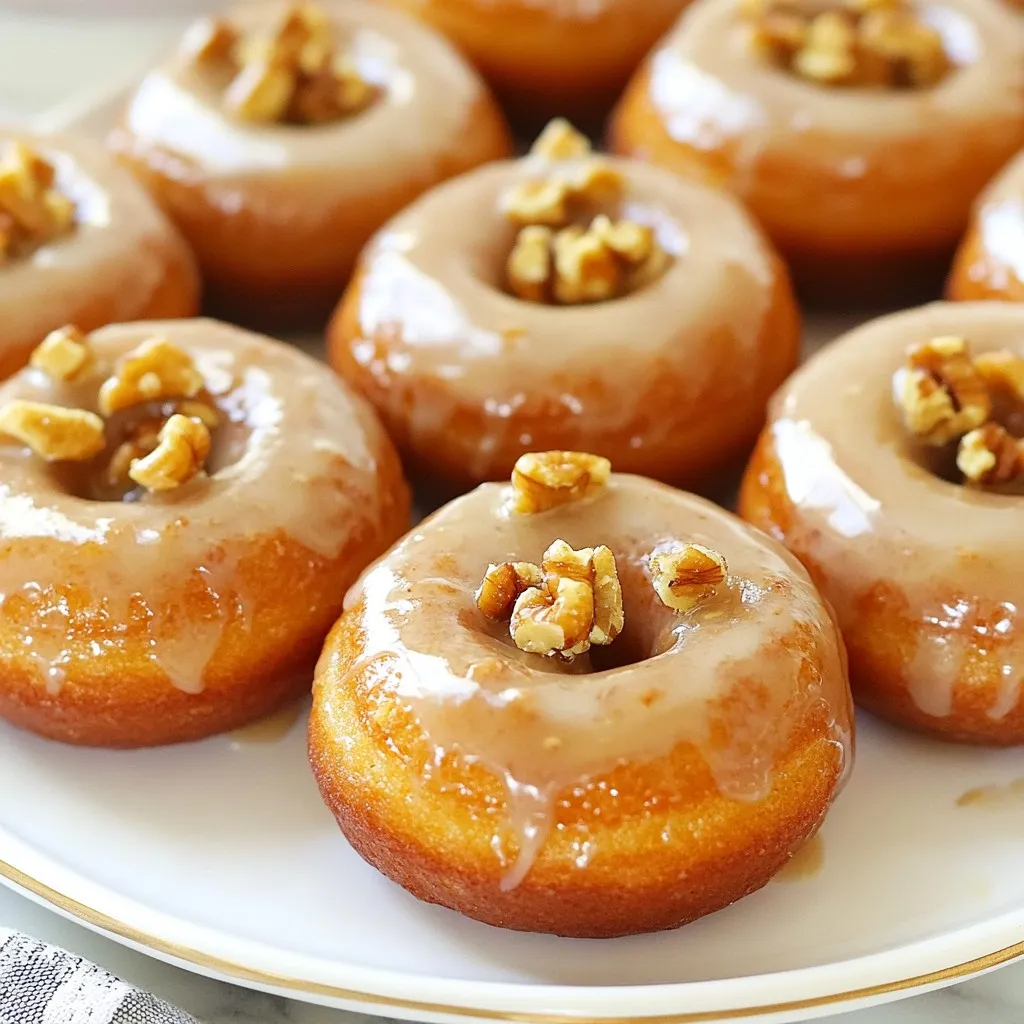 Maple Glazed Carrot Cake Donuts Irresistibly Delicious