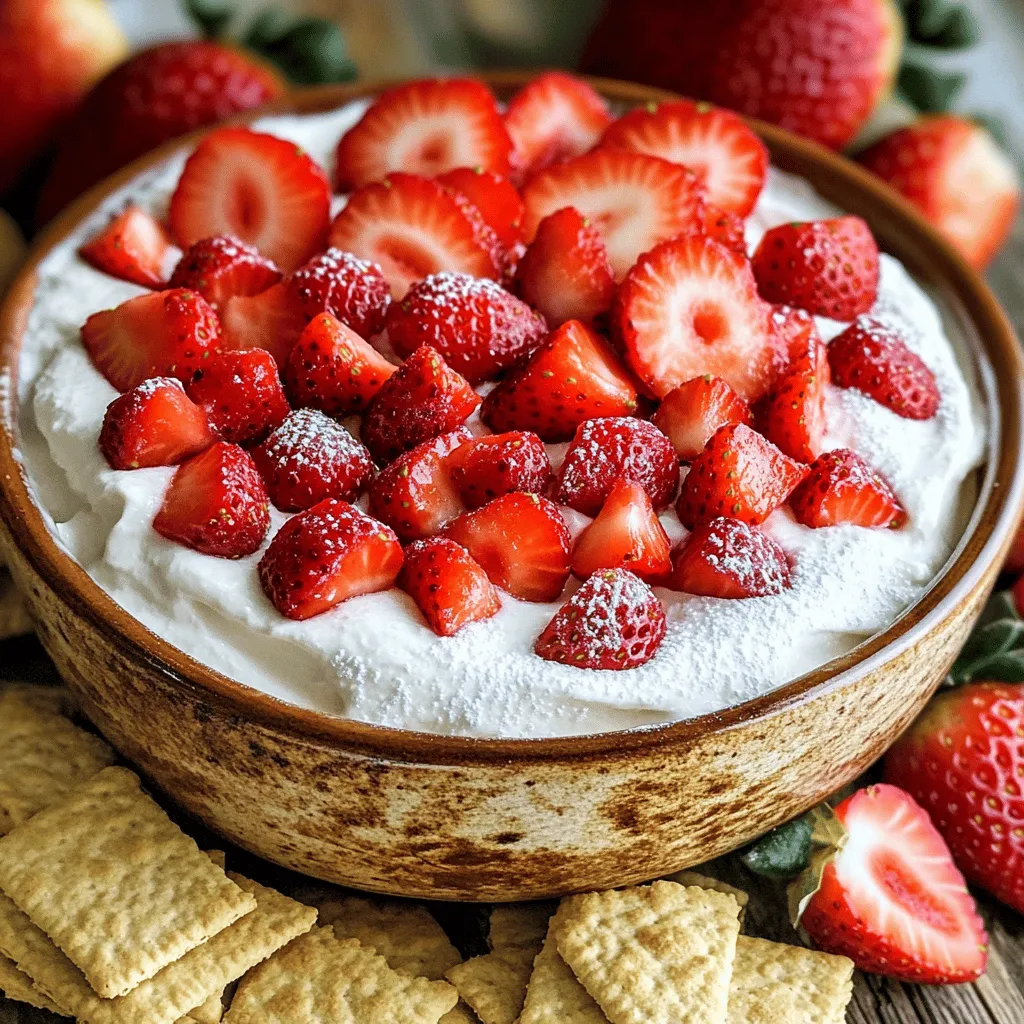 Strawberry Cheesecake Dip Easy and Delicious Treat